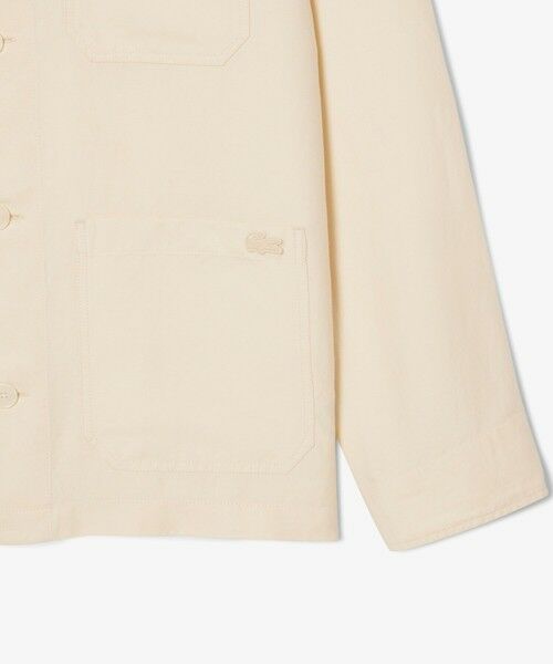 LACOSTE / ラコステ シャツ・ブラウス | リネン×レーヨンブレンドオーバーシャツ | 詳細3