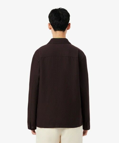 LACOSTE / ラコステ シャツ・ブラウス | リネン×レーヨンブレンドオーバーシャツ | 詳細7