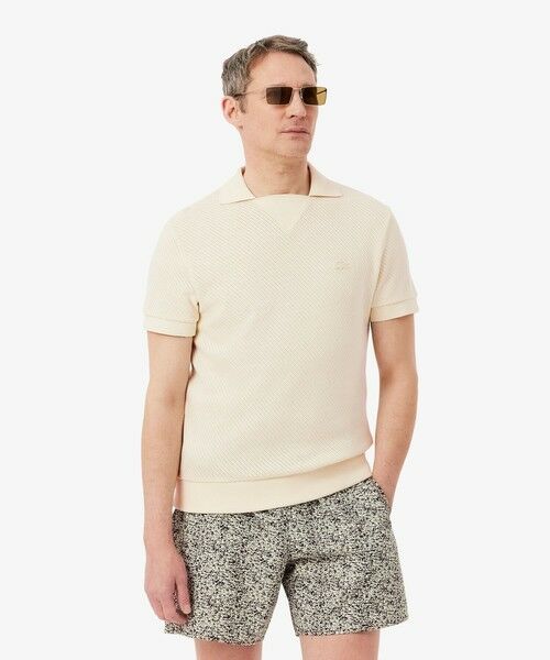 LACOSTE / ラコステ ポロシャツ | メッシュニットボタンレスポロシャツ | 詳細1