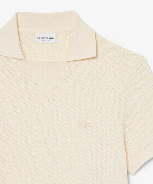 LACOSTE / ラコステ ポロシャツ | メッシュニットボタンレスポロシャツ | 詳細5