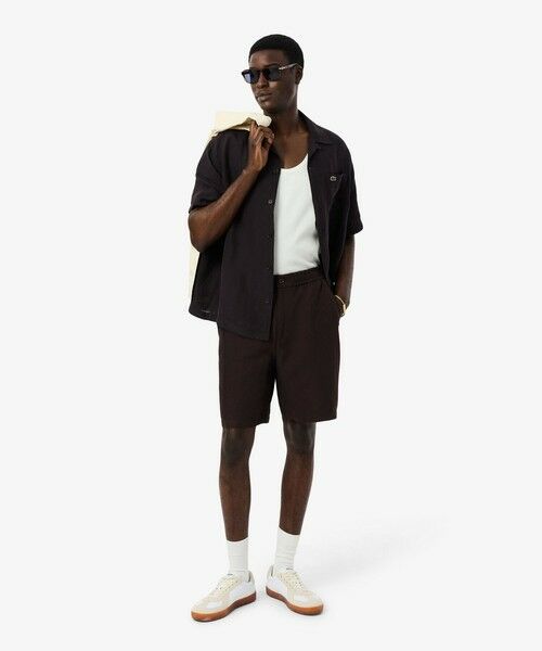 LACOSTE / ラコステ ショート・ハーフ・半端丈パンツ | リネン×レーヨンブレンドツイルショーツ | 詳細6