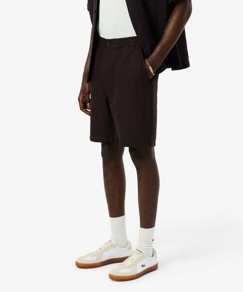LACOSTE / ラコステ ショート・ハーフ・半端丈パンツ | リネン×レーヨンブレンドツイルショーツ | 詳細7