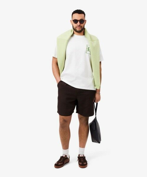 LACOSTE / ラコステ ショート・ハーフ・半端丈パンツ | リネン×レーヨンブレンドツイルショーツ | 詳細10