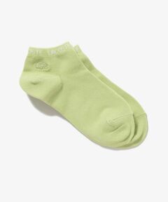 LACOSTE / ラコステ ソックス | ネームジャカードワニロゴパッチくるぶし丈ソックス 22-24cm