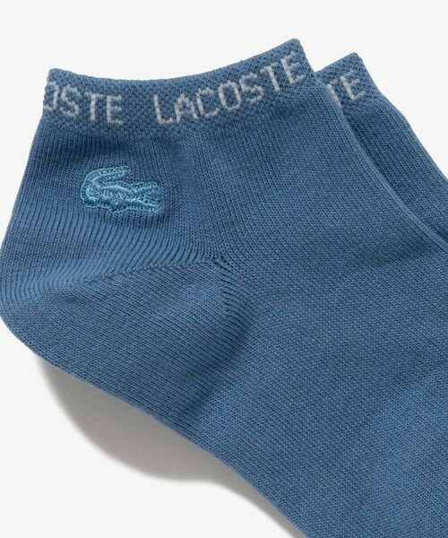 LACOSTE / ラコステ ソックス | ネームジャカードワニロゴパッチくるぶし丈ソックス 22-24cm | 詳細2