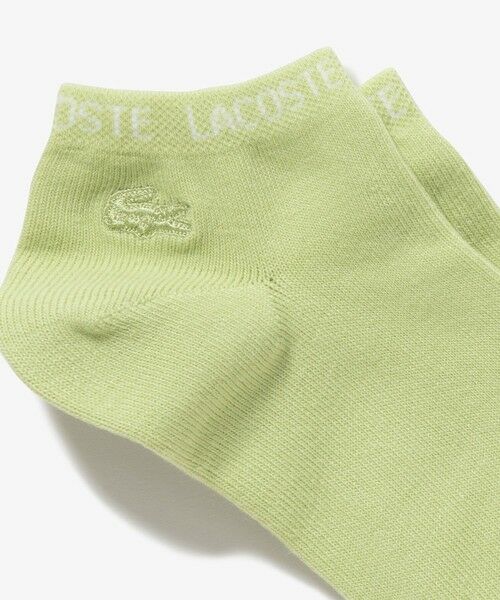 LACOSTE / ラコステ ソックス | ネームジャカードワニロゴパッチくるぶし丈ソックス 22-24cm | 詳細4