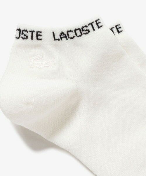 LACOSTE / ラコステ ソックス | ネームジャカードワニロゴパッチくるぶし丈ソックス 22-24cm | 詳細6