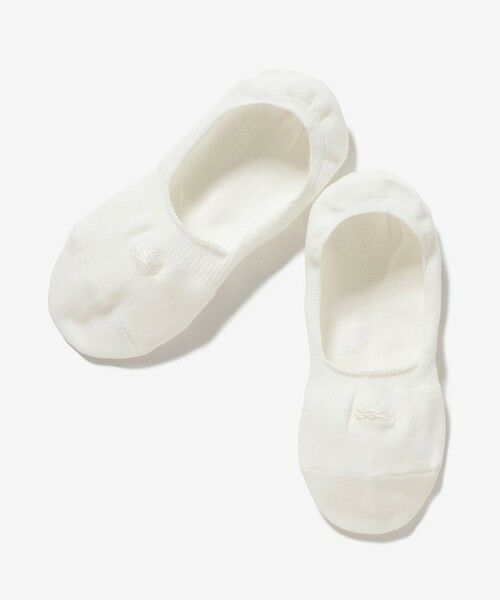 LACOSTE / ラコステ ソックス | ワントーンフットカバー 22-24cm（ホワイト）