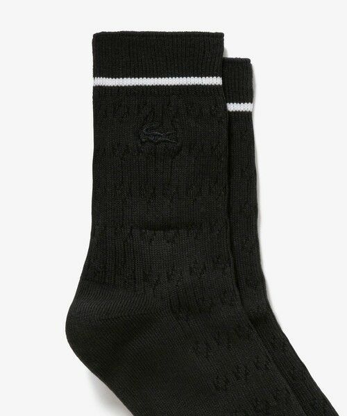 LACOSTE / ラコステ ソックス | 配色ラインケーブルニットソックス | 詳細2