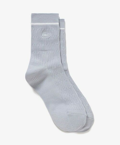 LACOSTE / ラコステ ソックス | 配色ラインケーブルニットソックス | 詳細3