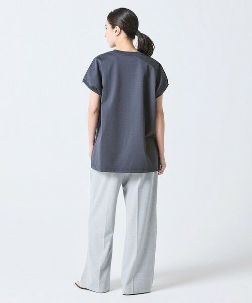 LACOSTE / ラコステ Tシャツ | 【オンライン限定】LACOSTE オーバーサイズ フレンチスリーブ サイドスリット クルーネックTシャツ | 詳細20