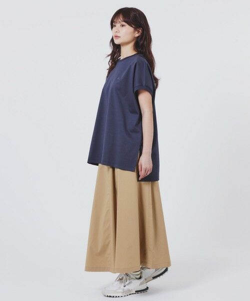 LACOSTE / ラコステ Tシャツ | 【オンライン限定】LACOSTE ルーズフィット フレンチスリーブ サイドスリット クルーネックTシャツ | 詳細16