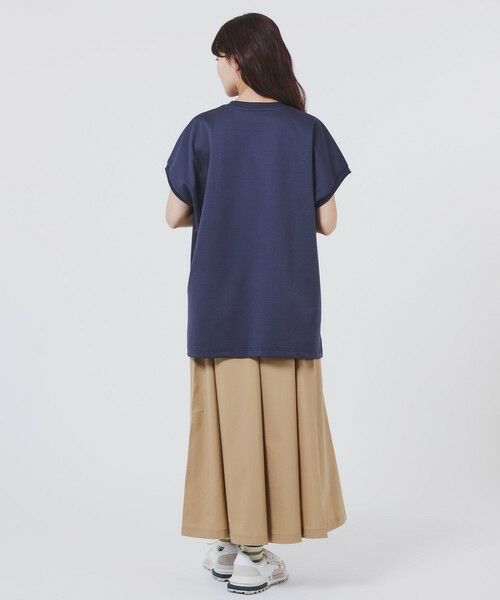 LACOSTE / ラコステ Tシャツ | 【オンライン限定】LACOSTE ルーズフィット フレンチスリーブ サイドスリット クルーネックTシャツ | 詳細17