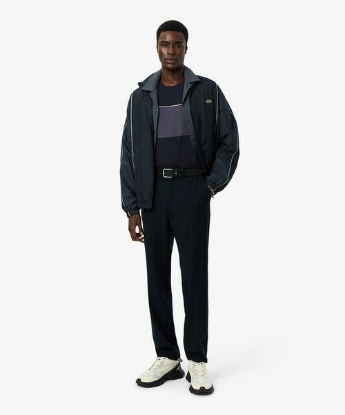 LACOSTE / ラコステ Tシャツ | 配色パイピングパネルボーダーTシャツ | 詳細10