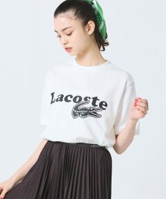 LACOSTE / ラコステ Tシャツ | 【オンライン限定】鹿の子地リラックスフィットTシャツ