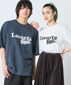 LACOSTE / ラコステ Tシャツ | 【オンライン限定】鹿の子地リラックスフィットTシャツ