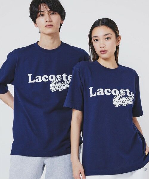 LACOSTE / ラコステ Tシャツ | 【オンライン限定】鹿の子地リラックスフィットTシャツ | 詳細4