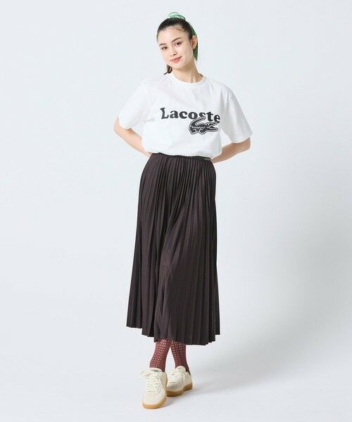 LACOSTE / ラコステ Tシャツ | 【オンライン限定】鹿の子地リラックスフィットTシャツ | 詳細6