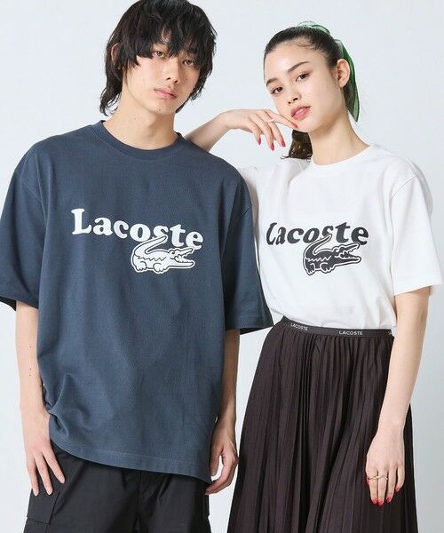 LACOSTE / ラコステ Tシャツ | 【オンライン限定】鹿の子地リラックスフィットTシャツ | 詳細11