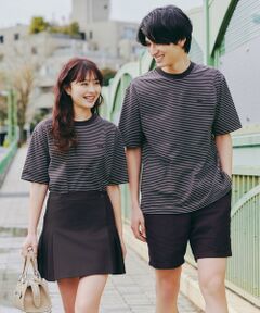 LACOSTE / ラコステ Tシャツ | 【オンライン限定】LACOSTE  ボーダー リンガーネック 半袖Tシャツ