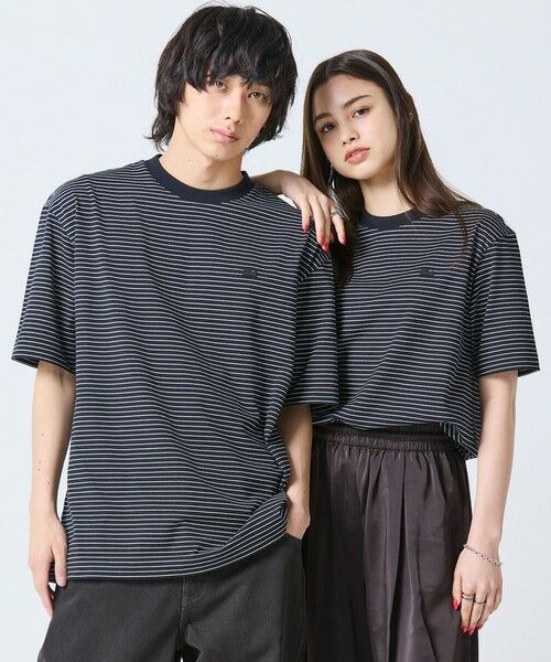 LACOSTE / ラコステ Tシャツ | 【オンライン限定】LACOSTE  ボーダー リンガーネック 半袖Tシャツ | 詳細2