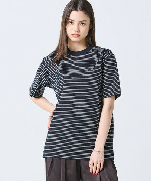 LACOSTE / ラコステ Tシャツ | 【オンライン限定】LACOSTE  ボーダー リンガーネック 半袖Tシャツ | 詳細4