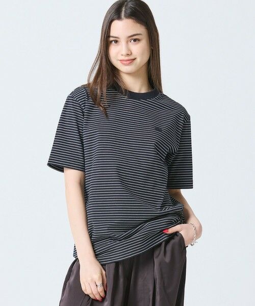 LACOSTE / ラコステ Tシャツ | 【オンライン限定】LACOSTE  ボーダー リンガーネック 半袖Tシャツ | 詳細5