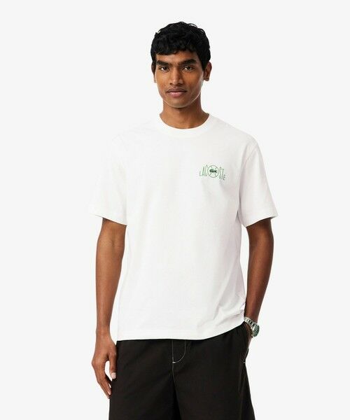 LACOSTE / ラコステ Tシャツ | テニスコートバックプリントTシャツ | 詳細1