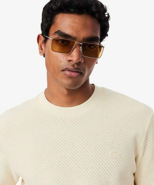 LACOSTE / ラコステ Tシャツ | コットンメッシュニットTシャツ | 詳細3