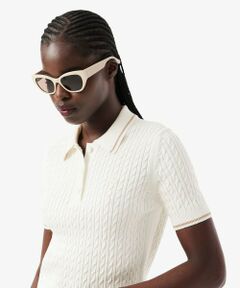 LACOSTE / ラコステ ニット・セーター | ケーブルニットポロシャツ