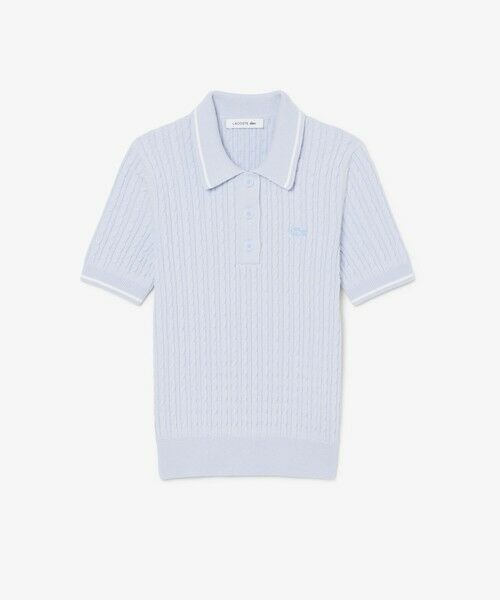 LACOSTE / ラコステ ニット・セーター | ケーブルニットポロシャツ | 詳細17