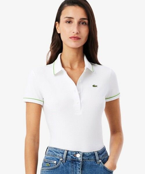 LACOSTE / ラコステ ポロシャツ | カラー＆カフスラインスリムフィットポロシャツ | 詳細1