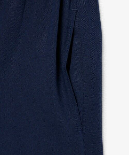 LACOSTE / ラコステ ミニ丈・ひざ丈ワンピース | リヨセル×リネンブレンド ウエストシャーリング シャツドレス / シャツワンピース | 詳細7