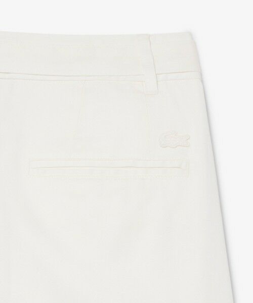 LACOSTE / ラコステ ショート・ハーフ・半端丈パンツ | リヨセル×リネンブレンドベルテッドバミューダショーツ タックショーツ | 詳細11