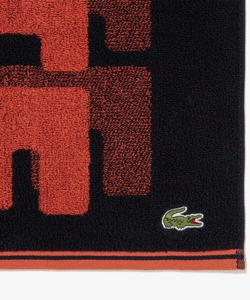 LACOSTE / ラコステ タオル | オーバーサイズブランドネームロゴジャカードバスタオル | 詳細3