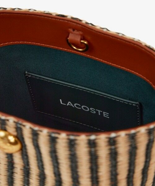LACOSTE / ラコステ ハンドバッグ | サマーパック ラフィアバケットバッグ | 詳細4