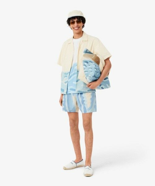 LACOSTE / ラコステ トートバッグ | サマーパック ストライプ＆ワニロゴプリントトートバッグ | 詳細7
