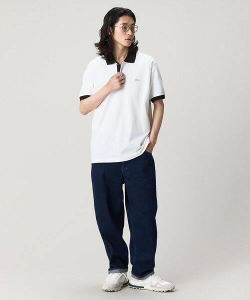 LACOSTE / ラコステ ポロシャツ | 配色コントラストリブ 2トーンポロシャツ | 詳細5