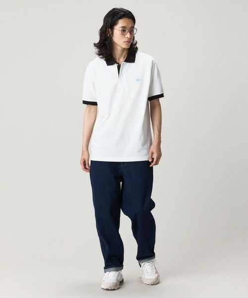 LACOSTE / ラコステ ポロシャツ | 配色コントラストリブ 2トーンポロシャツ | 詳細6