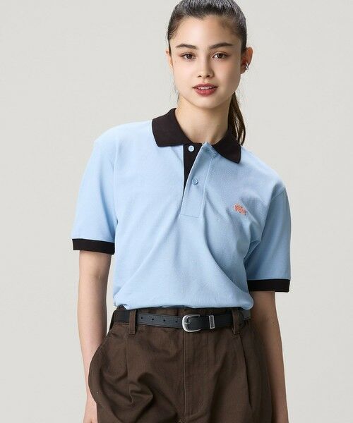 LACOSTE / ラコステ ポロシャツ | 配色コントラストリブ 2トーンポロシャツ | 詳細15