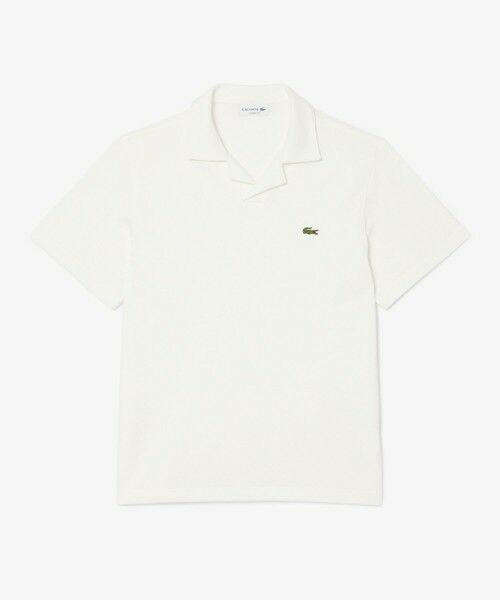 LACOSTE / ラコステ ポロシャツ | コットン×リネン オープンカラーネックポロシャツ | 詳細11