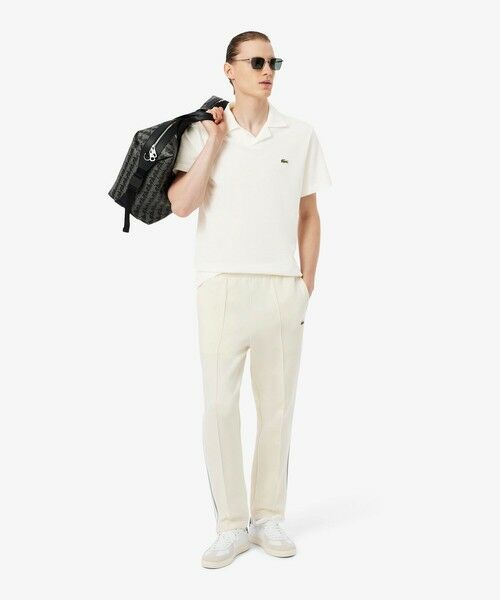 LACOSTE / ラコステ ポロシャツ | コットン×リネン オープンカラーネックポロシャツ | 詳細14