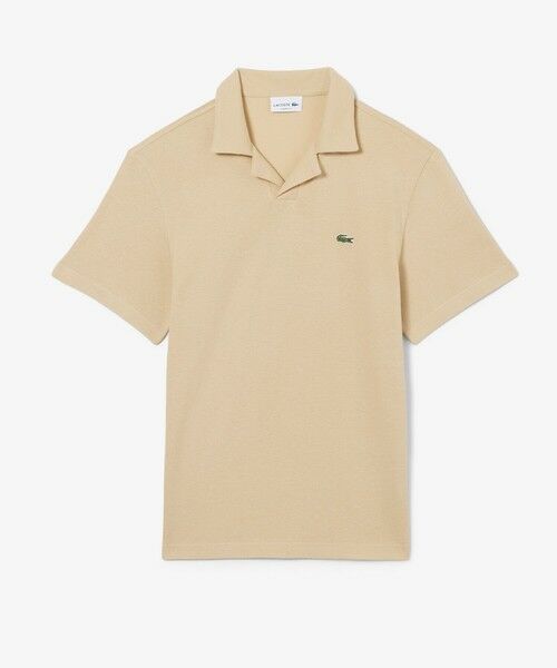 LACOSTE / ラコステ ポロシャツ | コットン×リネン オープンカラーネックポロシャツ | 詳細18