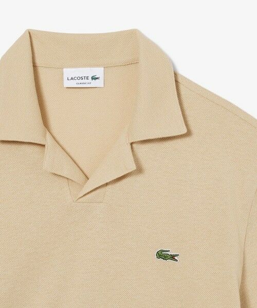 LACOSTE / ラコステ ポロシャツ | コットン×リネン オープンカラーネックポロシャツ | 詳細19