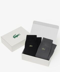 LACOSTE / ラコステ ソックス | ヘリンボーンニットソックス2足セット