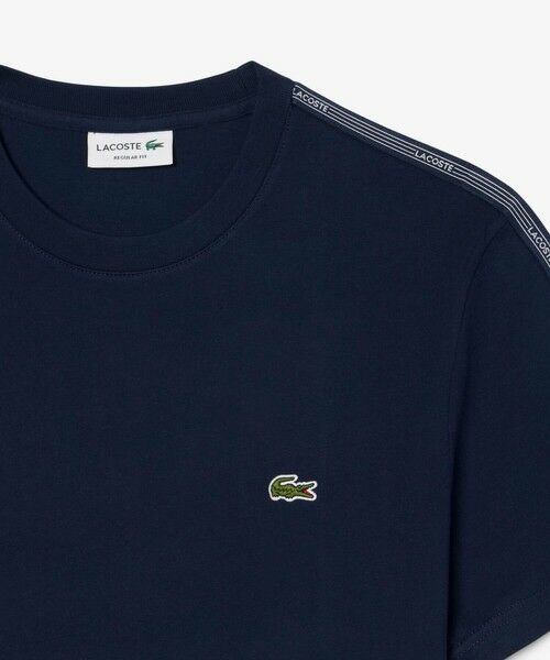 LACOSTE / ラコステ Tシャツ | ショルダーラインテーピング 半袖Tシャツ | 詳細12