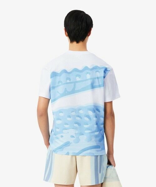 LACOSTE / ラコステ Tシャツ | クローズアップワニロゴプリントTシャツ | 詳細4