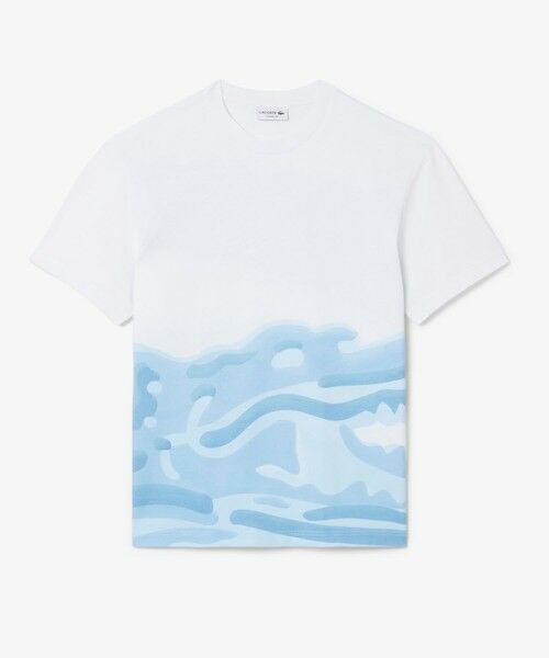 LACOSTE / ラコステ Tシャツ | クローズアップワニロゴプリントTシャツ | 詳細5