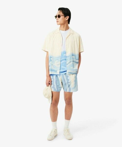 LACOSTE / ラコステ Tシャツ | クローズアップワニロゴプリントTシャツ | 詳細9