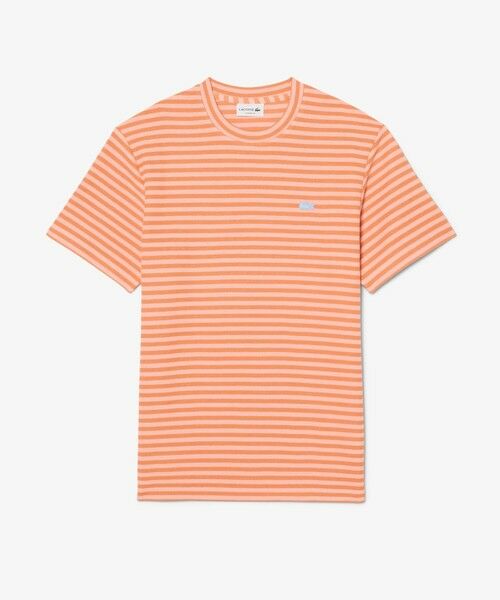 LACOSTE / ラコステ Tシャツ | ニットライクボーダーTシャツ | 詳細4